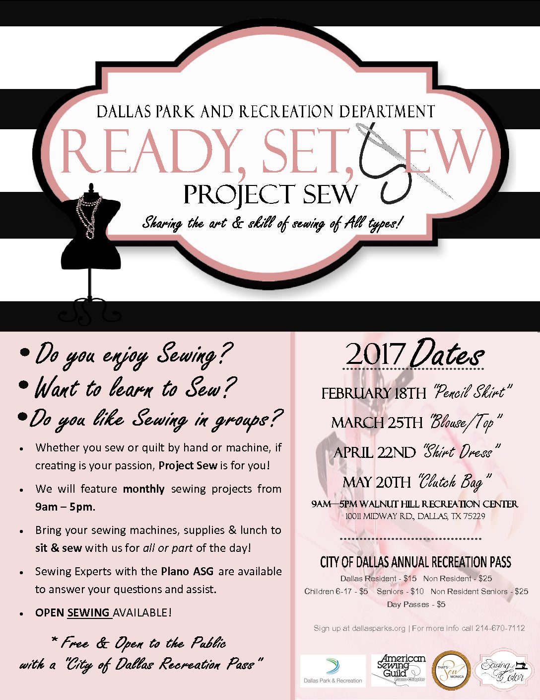 New format and topics for Project SEW !